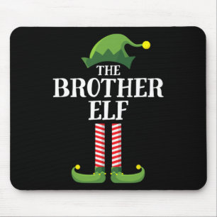 Brother Elf Matching Family Group Weihnachts-Party Mousepad