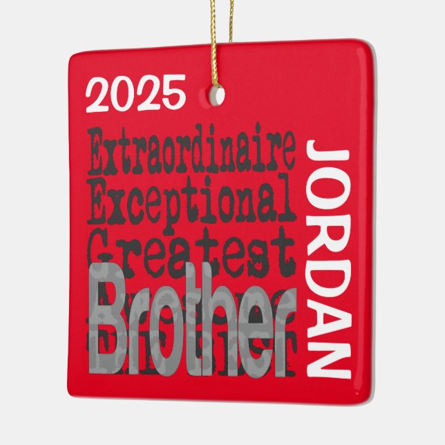 Brother Extraordinaire CUSTOM Keramikornament (Links)