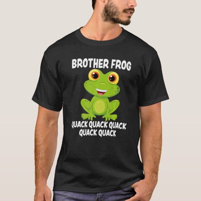 Brother Frog Animal Puck Liebe Amphibian Toad Frog T-Shirt (Vorderseite)