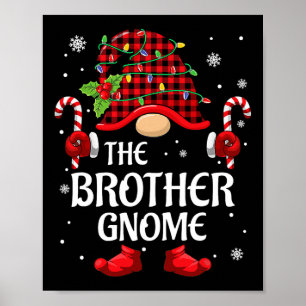 Brother Gnome passt Weihnachtsjobs für die Familie Poster