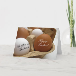Brother & Husband Happy Oaster Feiertagskarte