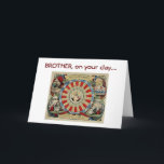 *BROTHER* ICH VERSCHIEDENE, "DICH" HABEN EINEN GLÜ KARTE<br><div class="desc">DIES IST EINE NIEDLICHE KARTE FÜR **IHRE BROTHER** UND BITTE KARO DURCHFÜHREN ALLE PRODUKTE IN DIESER LINIE,  WÄHREND SIE ZAZZLE BESUCHEN UND HABEN FUN. DIESE BIRDERTAGKARTE IST AUCH EINE VON EINIGEN.</div>