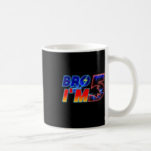 Brother Im 5th Birthday Boy Family Matching Party Kaffeetasse