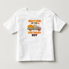 Brother of the Birthday Boy Shirt, Fall Pumpkin Kleinkind T-shirt