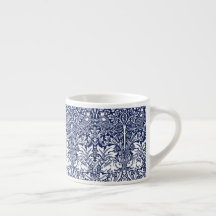 Brother Rabbit Navy Blue Pattern William Morris