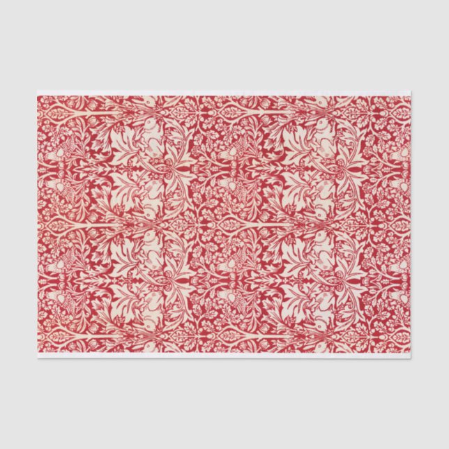 Brother Rabbit von William Morris Seidenpapier (Vorderseite)