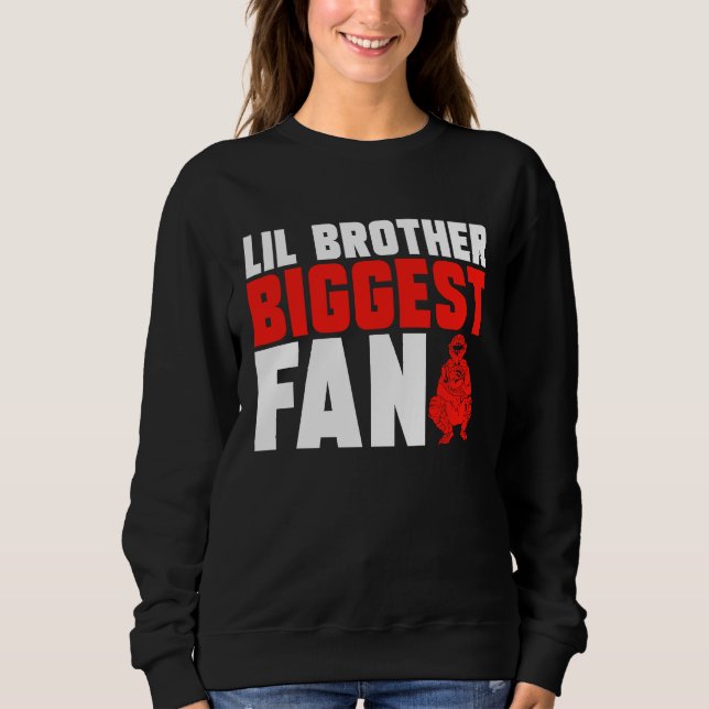 Brother Sister  Baseball Softball Catcher Sweatshirt (Vorderseite)