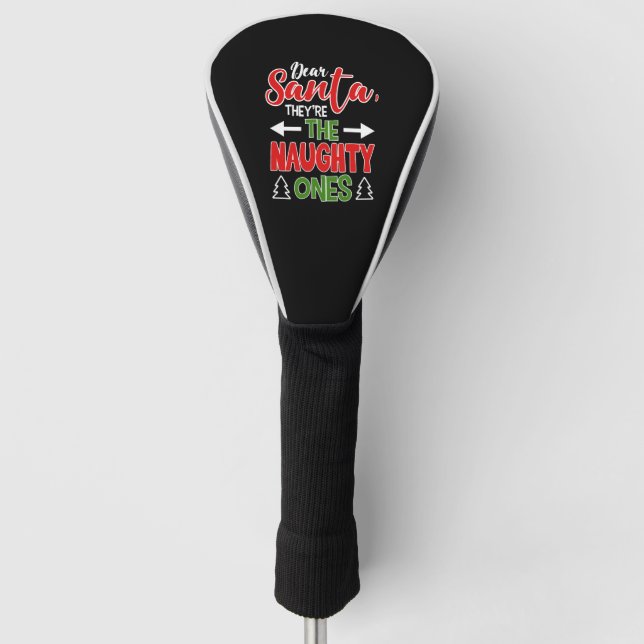 Brother Sister Christmas Gift Golf Headcover (Vorderseite)