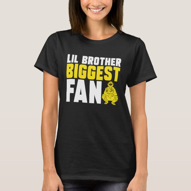 Brother Sister  Softball Catcher T-Shirt (Vorderseite)