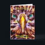Brother Stylish Birthday Fraktal Sea Eagle Karte<br><div class="desc">Brother Stylish Birthday Fraktal Sea Eagle</div>