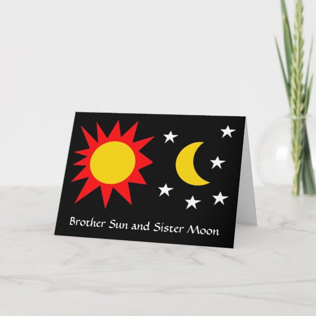 BROTHER SUN UND SISTER MOON KARTE (Vorderseite)