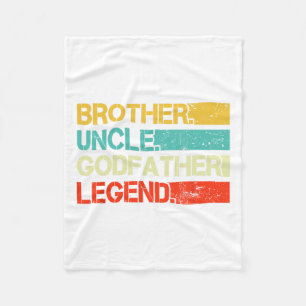 Brother Uncle GodVater Legend Bester Sonnengott Un Fleecedecke