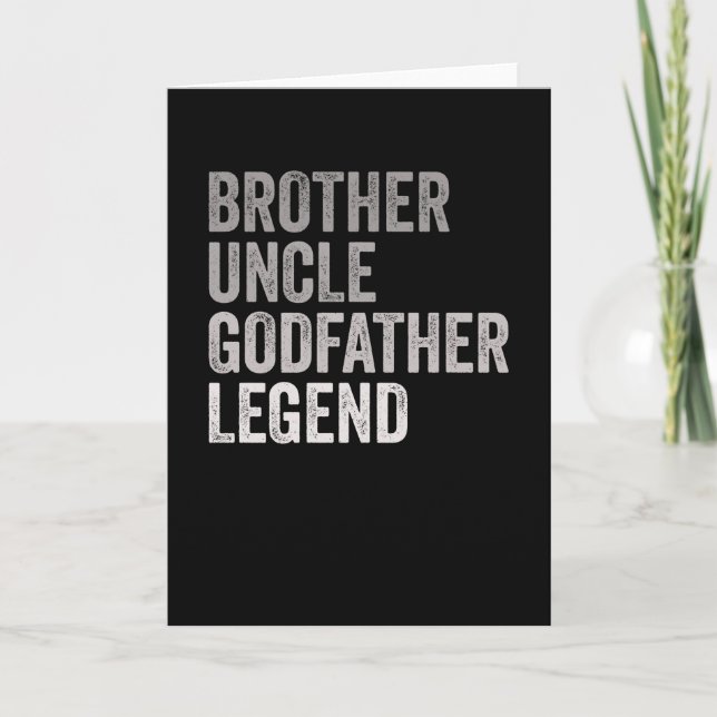 Brother Uncle GodVater Legend Karte (Vorderseite)