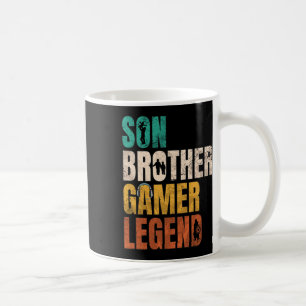 Brother Video Gamer Legend Matching Family Kaffeetasse