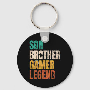 Brother Video Gamer Legend Matching Family Schlüsselanhänger