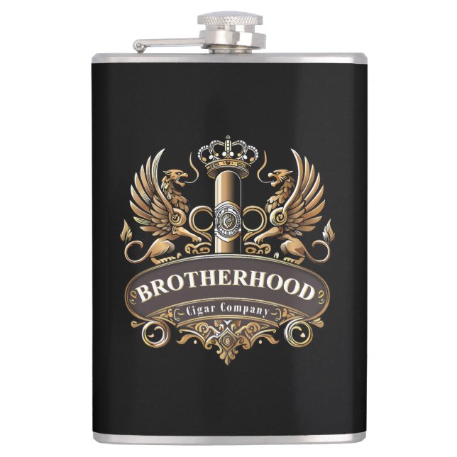 Brotherhood Cigar Company Flachmann (Vorderseite)