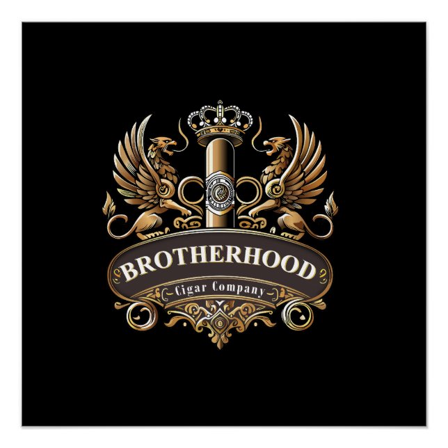 Brotherhood Cigar Company Glossy Poster (Vorderseite)
