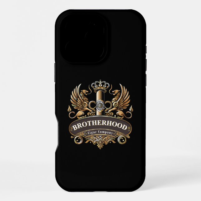 Brotherhood Cigar Company iPhone 16 Pro Max Hülle (Rückseite)