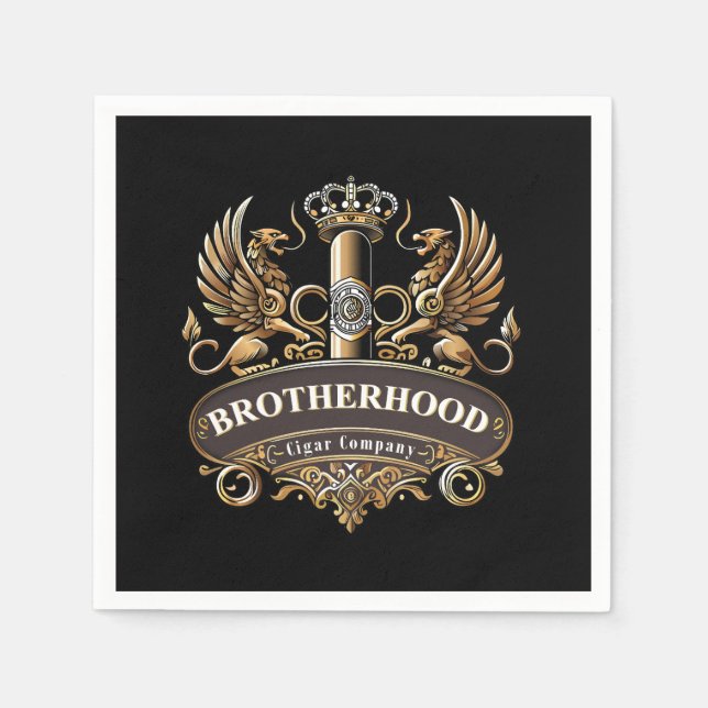 Brotherhood Cigar Company  Serviette (Vorderseite)