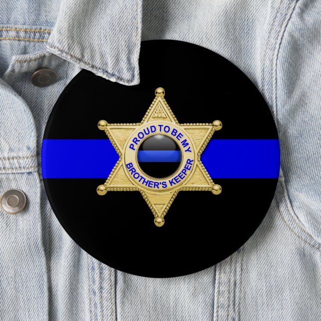 Brothers Keeper Abzeichen Medallion Button (Beispiel)