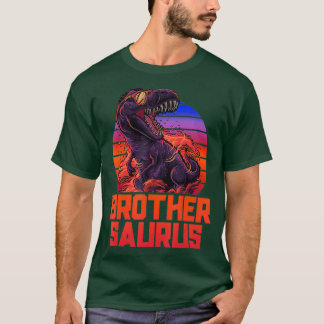 Brothersaurus T-Rex Shirt Brother Saurus Retro