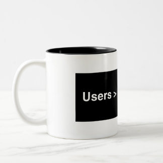 Brotkrumen-Wecker-Tasse der Zweifarbige Tasse