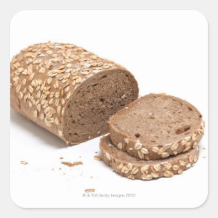Brotlaib Quadratischer Aufkleber