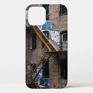 BROWBRICK-GEBÄUDE MIT GELBMETALLLADTER Case-Mate iPhone HÜLLE