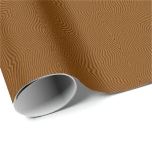 Brown 3D Illusion Geschenkpapier