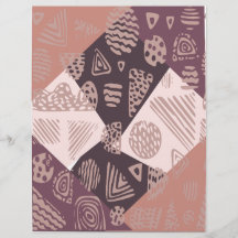 Brown Abstrakt Scrapbook Paper