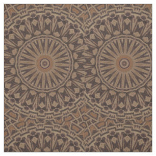 Brown Africa Mudtissu Cercle Imprimer tissu Motif