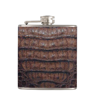 Brown-Alligatorflasche #1 Flachmann