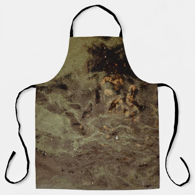 Brown and black abstract painting schürze (Vorderseite)