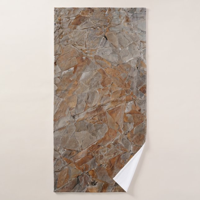 Brown and gray concrete frame badehandtuch (Badehandtuch)