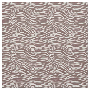 Brown Animal Print Streifen Stoff