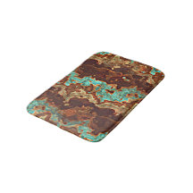 Brown Aqua Türkise Green Geode Marble Muster