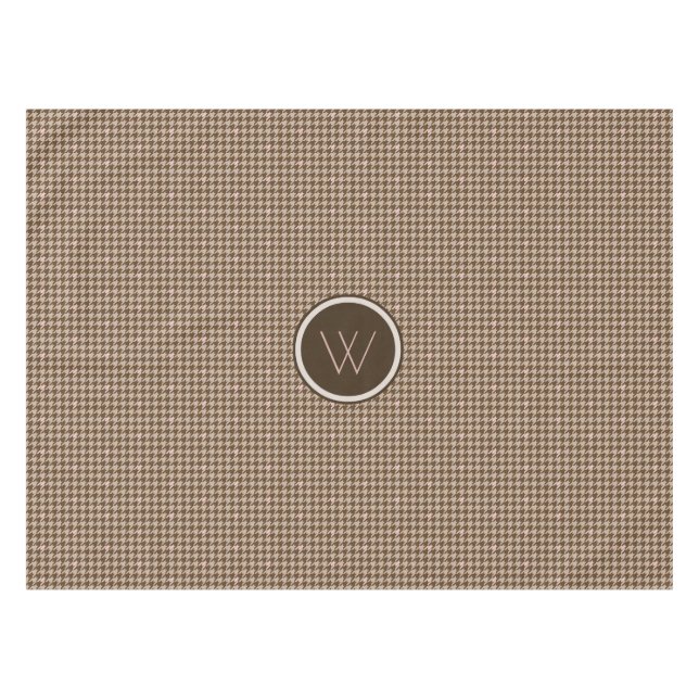 Brown avec la nappe de socle en or Rose (Devant (Horizontal))