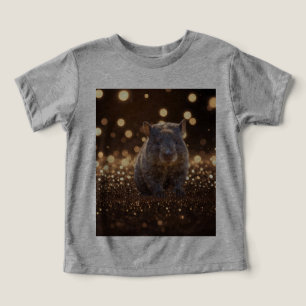 Brown Baby Wombat Sur Brown Bokeh Bliss,