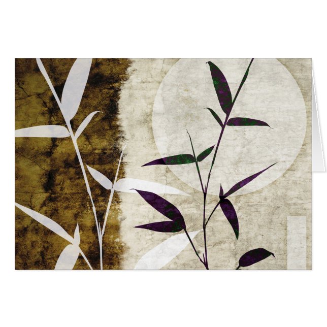 Brown Bamboo Moon Herbstlaube (Vorderseite (Horizontal))