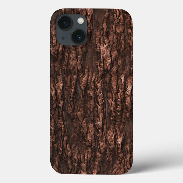 Brown Bark Camouflage Case-Mate iPhone Hülle (Rückseite)