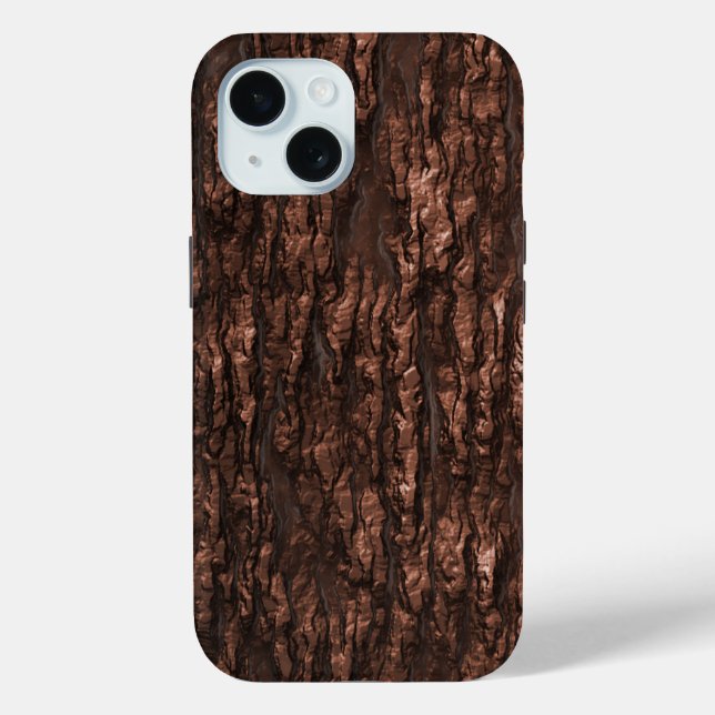Brown Bark Camouflage Case-Mate iPhone Hülle (Rückseite)