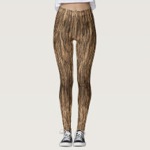 Brown-Baum-Barken-Leggings