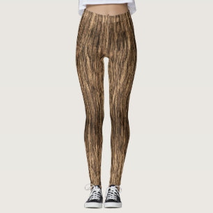 Brown-Baum-Barken-Leggings Leggings