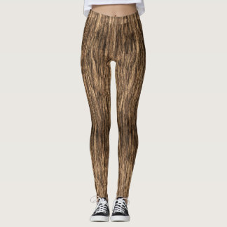 Brown-Baum-Barken-Leggings Leggings