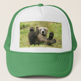 Brown_Bear_1_Kodiak_Cub Geschenke Truckerkappe