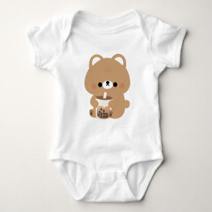 Brown Bear Boba Baby Strampler