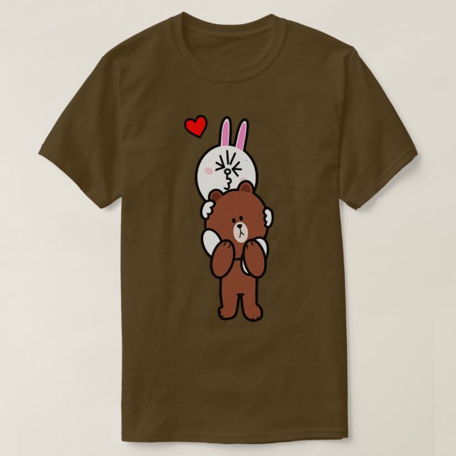 Brown Bear Cony Carry Me Zuhause meine Liebe T-Shirt (Design vorne)