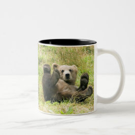 Brown_Bear_Kodiak_Bears Liebende Zweifarbige Tasse