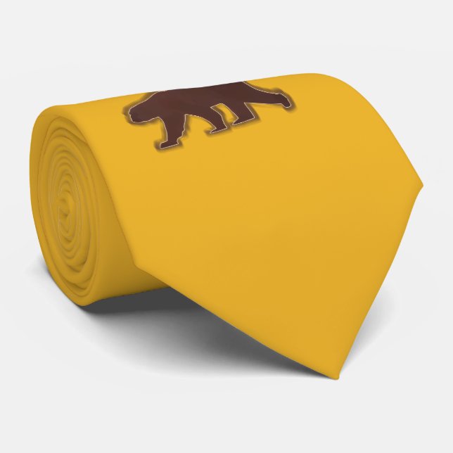 Brown Bear Krawatte (Gerollt)
