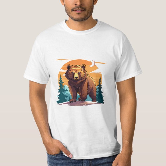 Brown bear T-Shirt (Vorderseite)